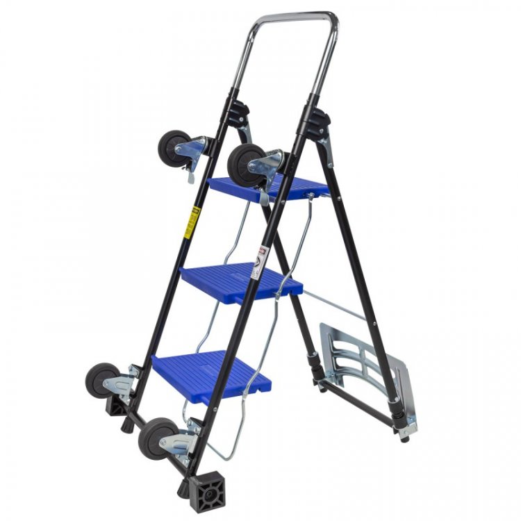 Тележка универсальная складная 4в1(платформенная 120х46х24см,100кг;ручная 160х46х82см 100кг,вертикальная 96х97х46см,70кг; стремянка114.5х70х46см,150кг Тележка универсальная складная 4в1(платформенная 120х46х24см,100кг;ручная 160х46х82см 100кг,вертикальная 96х97х46см,70кг; стремянка114.5х70х46см,150кг