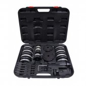 Набор инструментов для ступичных подшипниковVAG(ø62 мм:VWLupo,AudiA2 1.21;ø66мм:VWPolo,Fabia;ø72 мм:VWPolo, Fabia;ø85 мм:VWT5/Touareg/Multivan)в кейсе