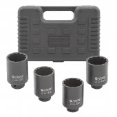 Набор головок ударных глубоких 4пр.1/2''(12-гр.)(34,36,38,41мм) в кейсе Набор головок ударных глубоких 4пр.1/2''(12-гр.)(34,36,38,41мм) в кейсе