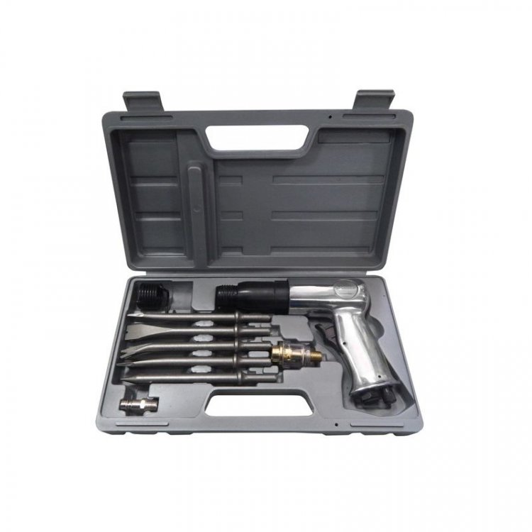 Пневмомолоток 2000 уд/мин (кругл. хвостовик, 113л/мин) в кейсе