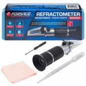 Рефрактометр 3в1(антифриз, электролит, омывающая жидкость), в пластиковом футляре