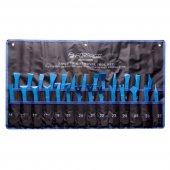 Набор приспособлений для демонтажа внутренней обшивки салона 27пр., на полотне Набор приспособлений для демонтажа внутренней обшивки салона 27пр., на полотне