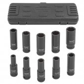 Набор головок ударных глубоких 10пр.,1/2" 6гр.(10,12-15,17,19,21,22,24мм), в кейсе Набор головок ударных глубоких 10пр.,1/2" 6гр.(10,12-15,17,19,21,22,24мм), в кейсе