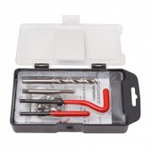 Набор приспособлений и футорок для восстановления резьбы М5*0.8, 25пр., в кейсе Набор приспособлений и футорок для восстановления резьбы М5*0.8, 25пр., в кейсе