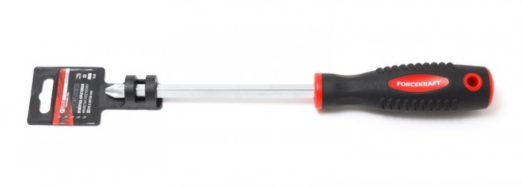 Отвертка крестовая магнитная "Profi" S PH3.0х150мм, на пластиковом держателе