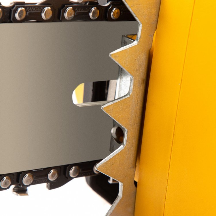 Пила цепная электрическая EDS-2000P, 2кВт,поперечная,шина 40см,шаг 3/8, паз 1,3мм, 57зв// Denzel