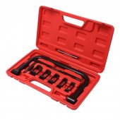 Рассухариватель клапанов струбцинного типа в комплекте со сменными насадками, в кейсе