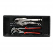 Набор шарнирно-губцевого инструмента 10"-250мм (пассатижи переставные,захват гейферный) 2пр в лотке Набор шарнирно-губцевого инструмента 10"-250мм (пассатижи переставные,захват гейферный) 2пр в лотке