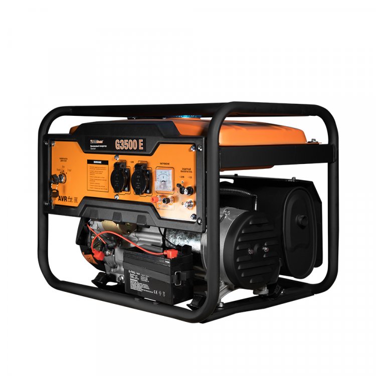 Бензиновый генератор FoxWeld Standart G3500 E - Бензиновый электрогенератор предназначен для выработки однофазного, электрического тока напряжением 220 В и частотой 50 Гц.  С его помощью можно осуществлять питание электроприборов, электроинструмента,