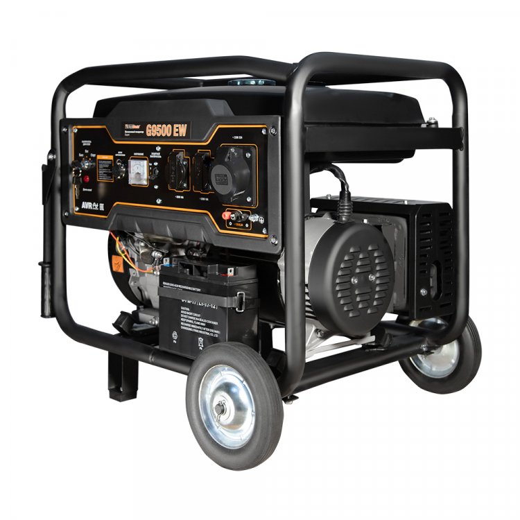 Бензиновый генератор FoxWeld Expert G9500 EW - Бензиновый электрогенератор предназначен для выработки однофазного, электрического тока напряжением 220 В и частотой 50 Гц. С его помощью можно осуществлять питание электроприборов, электроинструмента, Бензиновый генератор FoxWeld Expert G9500 EW - Бензиновый электрогенератор предназначен для выработки однофазного, электрического тока напряжением 220 В и частотой 50 Гц. С его помощью можно осуществлять питание электроприборов, электроинструмента,