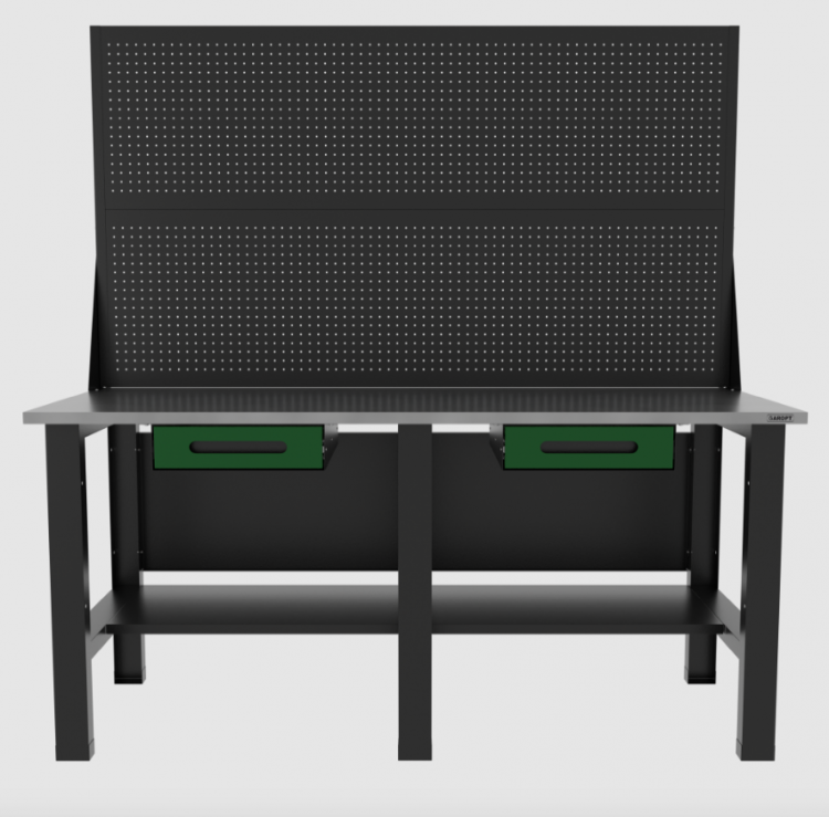 Верстак бестумбовый с двумя экранами и двумя ящиками, серый/ Стол для слесарных работ 1800*700 GAROPT, Gt1800STY1Y1PP2.grey Верстак бестумбовый с двумя экранами и двумя ящиками, зеленый/ Стол для слесарных работ 1800*700 GAROPT, Gt1800STY1Y1PP2.green Верстак бестумбовый с двумя экранами и двумя ящиками, серый/ Стол для слесарных работ 1800*700 GAROPT, Gt1800STY1Y1PP2.grey Верстак бестумбовый с двумя экранами и двумя ящиками, зеленый/ Стол для слесарных работ 1800*700 GAROPT, Gt1800STY1Y1PP2.green