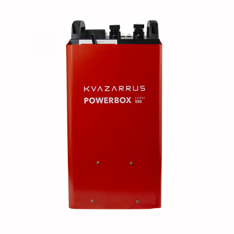 Пуско-зарядное устройство KVAZARRUS PowerBox 500 - Напряж.пит -220В/50Гц, Мах. потреб мощ. - 1.1заряд/9старт, Мин. ёмкость заряж. аккум 12/24В -13АЧ, номинал ЁЗК 12/24В - 40-600АЧ, Мах ток заряда 12/24В - 40А, напряж. заряда 12/24В - 14.5-14.8/29-29. Пуско-зарядное устройство KVAZARRUS PowerBox 500 - Напряж.пит -220В/50Гц, Мах. потреб мощ. - 1.1заряд/9старт, Мин. ёмкость заряж. аккум 12/24В -13АЧ, номинал ЁЗК 12/24В - 40-600АЧ, Мах ток заряда 12/24В - 40А, напряж. заряда 12/24В - 14.5-14.8/29-29.