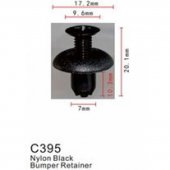 Клипса для крепления внутренней обшивки а/м Тойота пластиковая (100шт/уп.)