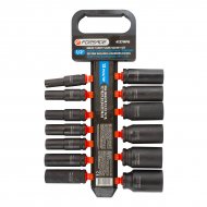 Набор головок ударных глубоких13пр.,1/2"(10, 12-15, 17, 19, 21, 22, 24, 27, 30, 32мм), на пластиковом держателе Набор головок ударных глубоких13пр.,1/2"(10, 12-15, 17, 19, 21, 22, 24, 27, 30, 32мм), на пластиковом держателе