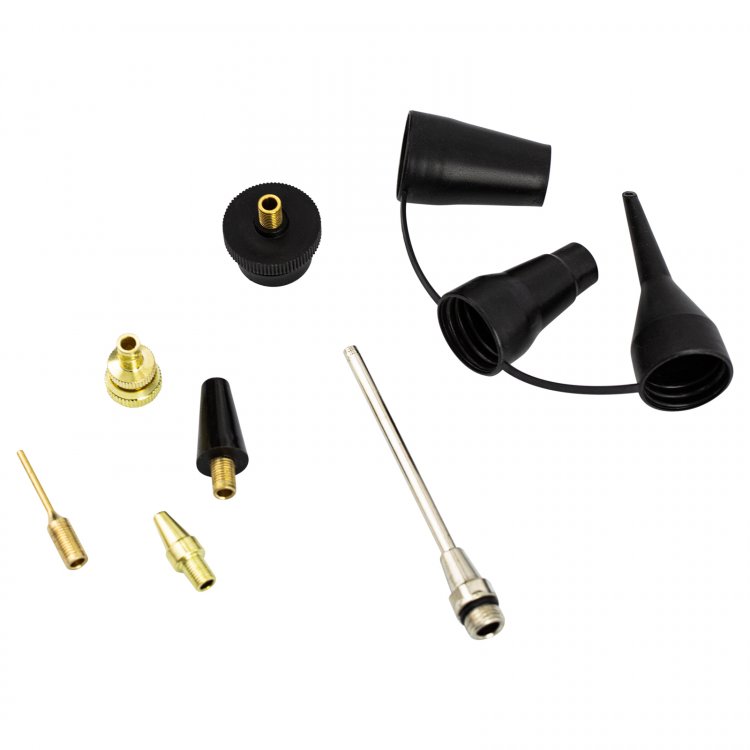 Компрессор воздушный   DL1100   1,1 кВт, 180 л/мин,  с набором  аксессуаров // Denzel Компрессор воздушный   DL1100   1,1 кВт, 180 л/мин,  с набором  аксессуаров // Denzel