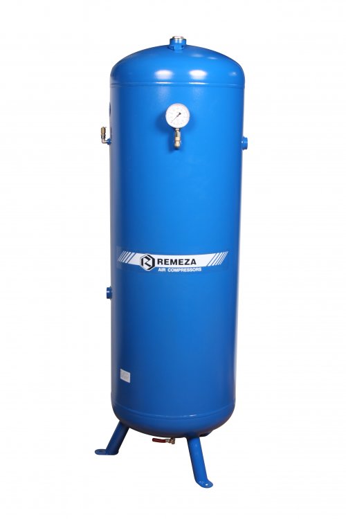 Ресивер вертикальный 500 л., 16 бар, присоед. 1¼", предохр.клапан, манометр, кран слива конденсата РВ 500.16.00