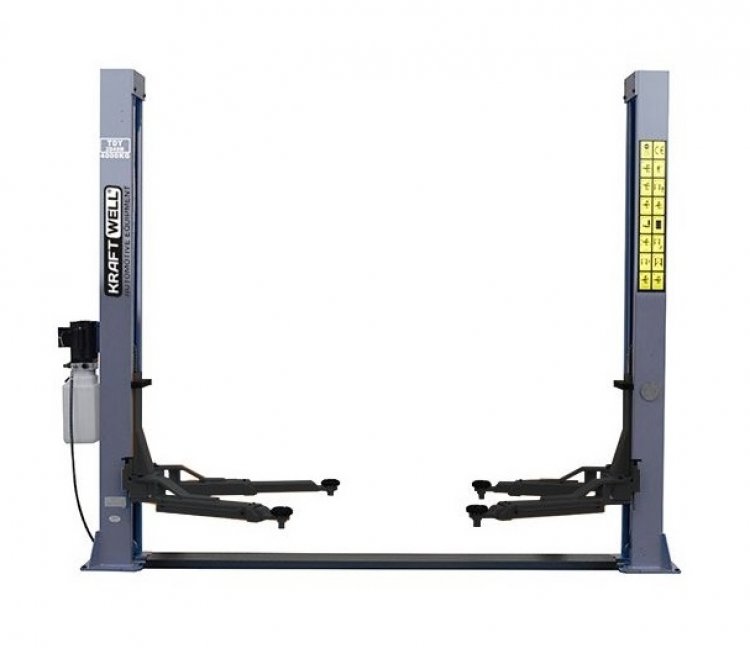 Подъемник г/п 4 т. упр. стопорами на 2-х колоннах