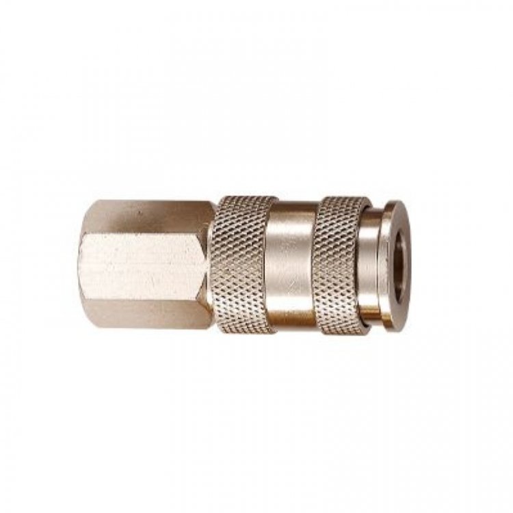 Быстроразъем пневматический с клапаном и внутренней резьбой 1/4" Быстроразъем пневматический с клапаном и внутренней резьбой 1/4"