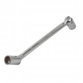 Ключ торцевой шарнирный двухсторонний 18х19мм на пластиковом держателе Ключ торцевой шарнирный двухсторонний 18х19мм на пластиковом держателе