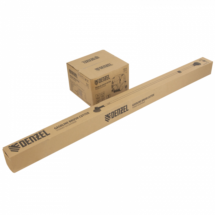 Триммер бензиновый DTL-33, 33 см3, неразъемная штанга// Denzel