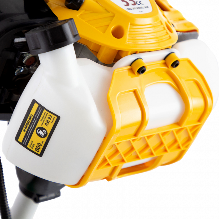 Триммер бензиновый DTL-33, 33 см3, неразъемная штанга// Denzel