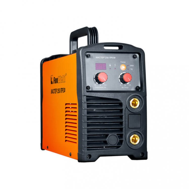 Сварочный аппарат Мастер 250 Проф - Регулировка форсажа дуги (контроль стабилизации дуги). Цифровой дисплей. Горячий старт, антизалипание. Работает от 140В. MMA, TIG Lift, панельные розетки 35 мм2, напряжение питания: 220В±15%, Диапазон сварочного то Сварочный аппарат Мастер 250 Проф - Регулировка форсажа дуги (контроль стабилизации дуги). Цифровой дисплей. Горячий старт, антизалипание. Работает от 140В. MMA, TIG Lift, панельные розетки 35 мм2, напряжение питания: 220В±15%, Диапазон сварочного то