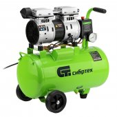 Компрессор безмаслянный малошумный МБ 1100/24,1100 Вт, 24 л, 170 л/мин// Сибртех Компрессор безмаслянный малошумный МБ 1100/24,1100 Вт, 24 л, 170 л/мин// Сибртех