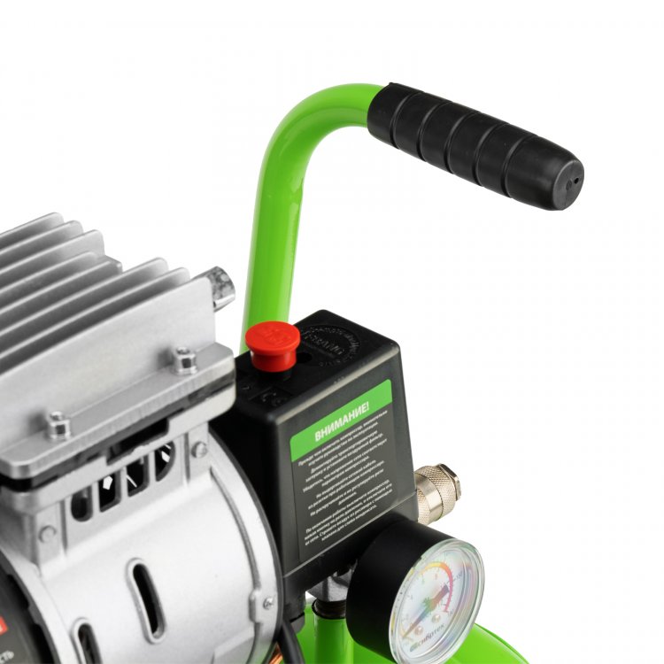 Компрессор безмаслянный малошумный МБ 1100/24,1100 Вт, 24 л, 170 л/мин// Сибртех Компрессор безмаслянный малошумный МБ 1100/24,1100 Вт, 24 л, 170 л/мин// Сибртех