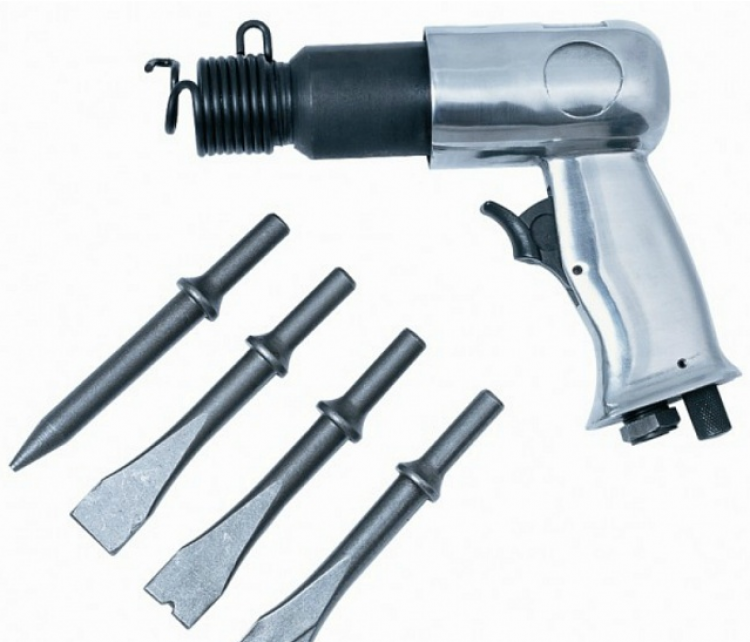 Пневмомолоток 2200 ударов/мин (6-гран. посадка, пика 250мм)