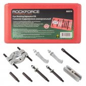 Набор съемников подшипников комбинированный (сегментного типа: 10-30мм; двухлапый: L-50мм)9пр., в кейсе