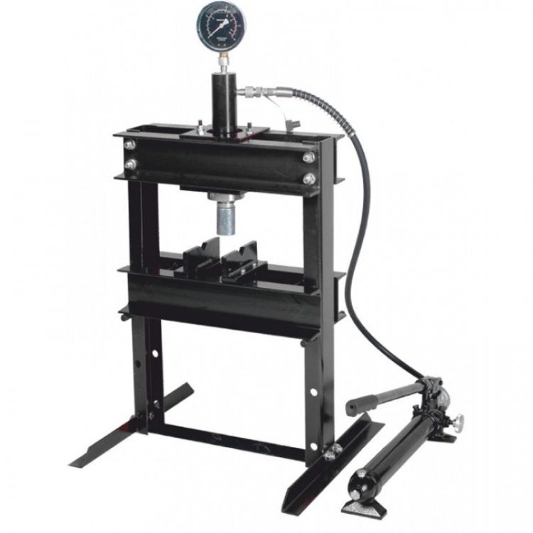 Пресс настольный гидравлический с манометром и выносным насосом 12т (раб. высота: 0-340мм, раб. ширина: 400мм, раб. стол: 185х400мм, ход штока: 175мм) Пресс настольный гидравлический с манометром и выносным насосом 12т (раб. высота: 0-340мм, раб. ширина: 400мм, раб. стол: 185х400мм, ход штока: 175мм)