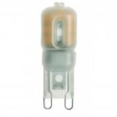 Лампочка светодиодная G9, SMD 2835, пластик, 3000K, 3W, AC220-240 V, 360град, 240lm, 33mA, с диммером