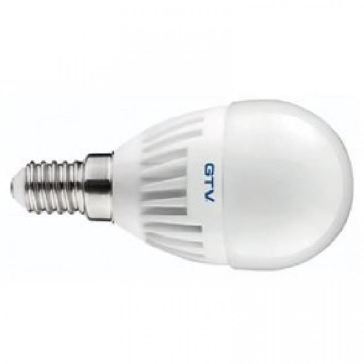 Лампочка светодиодная E14, SMD2835, G45, 3000K, 8W, 160град, 640 lm