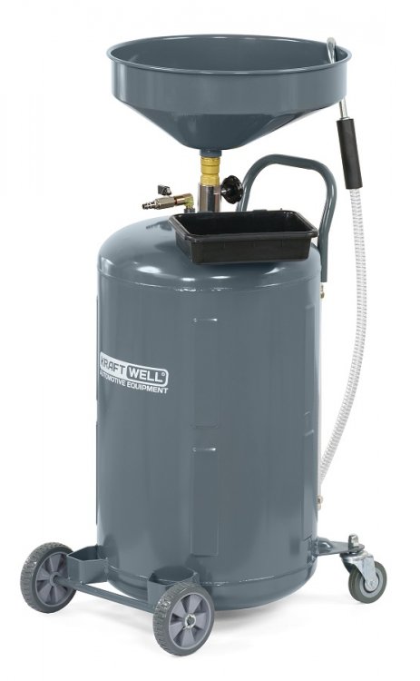 Установка для слива масла/антифриза с подъемной ванной, 90 л Установка для слива масла/антифриза с подъемной ванной, 90 л