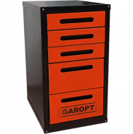 Тумба 5 ящиков для верстака GAROPT (КРАСНАЯ) Тумба 5 ящиков для верстака GAROPT (КРАСНАЯ)