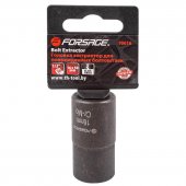 Головка-экстрактор для поврежденных болтов/гаек 16ммх50мм, 1/2", на пластиковом держателе Головка-экстрактор для поврежденных болтов/гаек 16ммх50мм, 1/2", на пластиковом держателе