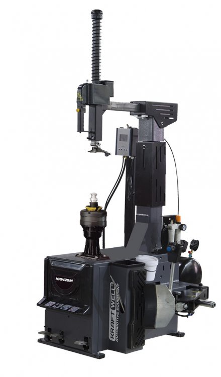 Шиномонтажный станок СУПЕРАВТОМАТ инвертор, зажим за центр 14-28