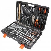 Набор инструмента 142пр.NEW 1/4"&3/8"1/2"(6-гран)(4-32мм+ключи трещоточные 8*10,10*11,12*13,17*19)