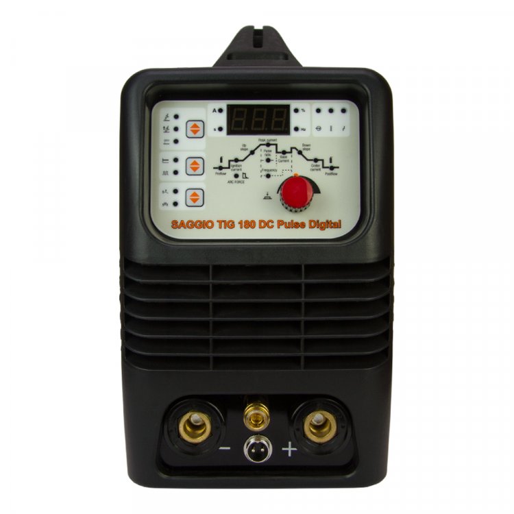 Аппарат аргонодуговой сварки SAGGIO TIG 180 DC Pulse Digital - АППАРАТ АРГОНОДУГОВОЙ СВАРКИ SAGGIO TIG 180 DC PULSE DIGITAL Аппараты серии SAGGIO TIG DC Pulse Digital является современными инверторными аргонодуговыми установками с полностью ци Аппарат аргонодуговой сварки SAGGIO TIG 180 DC Pulse Digital - АППАРАТ АРГОНОДУГОВОЙ СВАРКИ SAGGIO TIG 180 DC PULSE DIGITAL Аппараты серии SAGGIO TIG DC Pulse Digital является современными инверторными аргонодуговыми установками с полностью ци