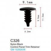 Клипса для крепления внутренней обшивки а/м GM пластиковая (100шт/уп.)