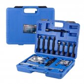 Набор съемников комбинированный(сегментного типа:30-50;50-75;двухлапый:40-115)14пр.в кейсе