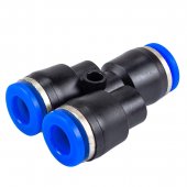 Фитинг Y-образный для пластиковых трубок 6мм Фитинг Y-образный для пластиковых трубок 6мм