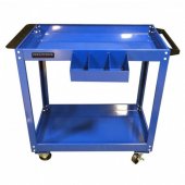 Тележка инструментальная 2-х полочная (350х770х820мм, размеры полок-60х350х700мм)