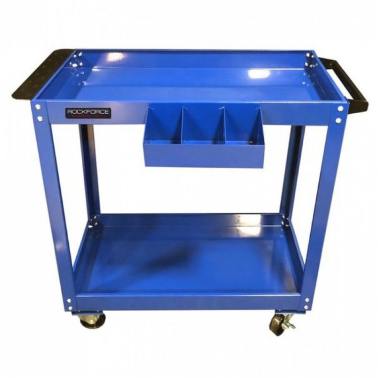 Тележка инструментальная 2-х полочная (350х770х820мм, размеры полок-60х350х700мм) Тележка инструментальная 2-х полочная (350х770х820мм, размеры полок-60х350х700мм)