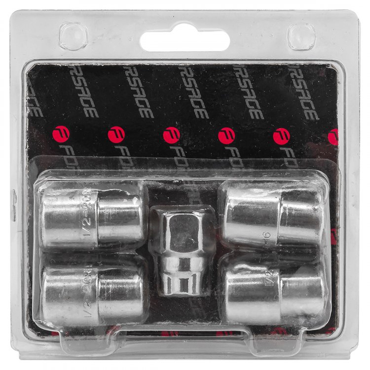 Набор секретных гаек на колесные диски 1/2"RH 5пр.