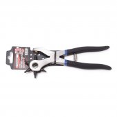 Дырокол ручной для кожи и материалов 360° CR-V 8"-200мм (2, 2.5, 3, 3.5, 4, 5мм), на пластиковом держателе