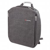 Сумка-рюкзак универсальная(жесткий каркас,утолщенные стенки для защиты ноутбука,выход для кабеля,9карманов,аллюм.фурнитура,водоотталкивающий текстиль)