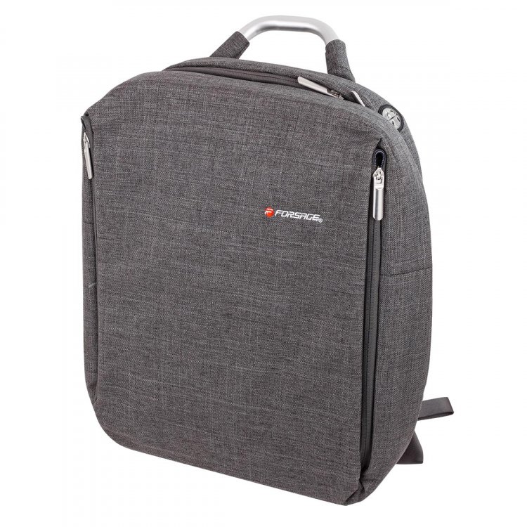 Сумка-рюкзак универсальная(жесткий каркас,утолщенные стенки для защиты ноутбука,выход для кабеля,9карманов,аллюм.фурнитура,водоотталкивающий текстиль)