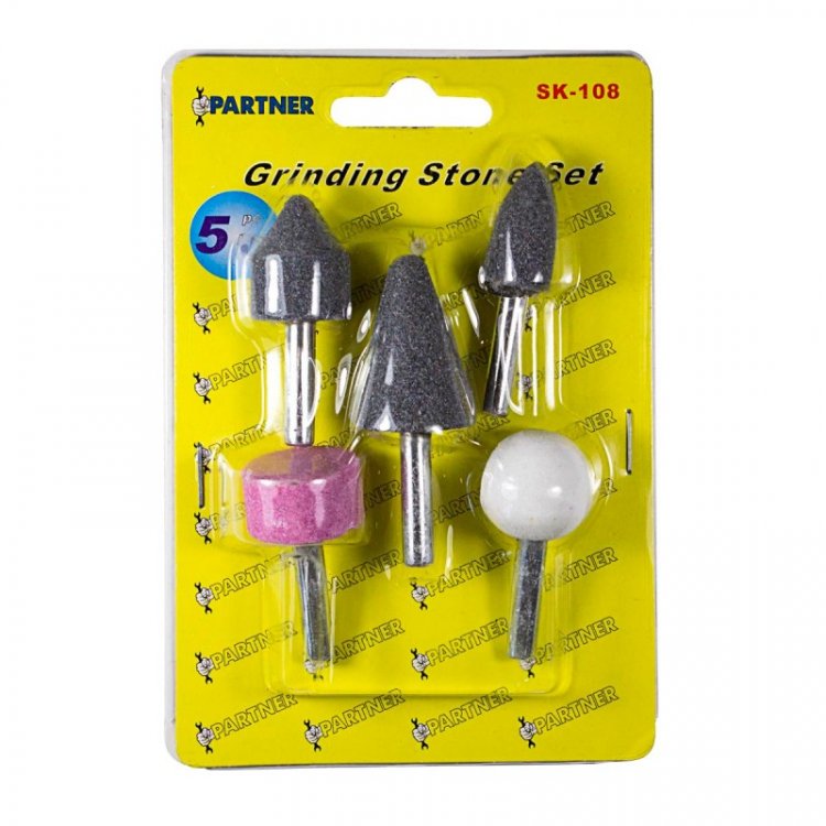 Комплект абразивных камней (хвостовик 6мм) 5пр. Комплект абразивных камней (хвостовик 6мм) 5пр.