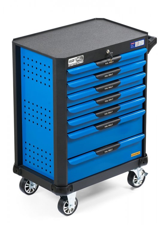 Тележка профессиональная с 7 ящиками+инструмент 277 предметов